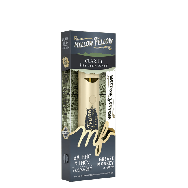 Clarity Blend 2ml Live Resin Disposable Vape - Grease Monkey (Hybrid)-gallery-37327752167630