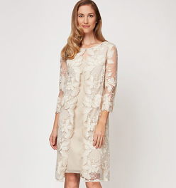 Regular - Alana Embroidered Mock Jacket Dress