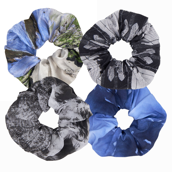 Babs Eco-chic scrunchies - Variety Pack of 4 - 4", 5", or 6"-gallery-49709085393192