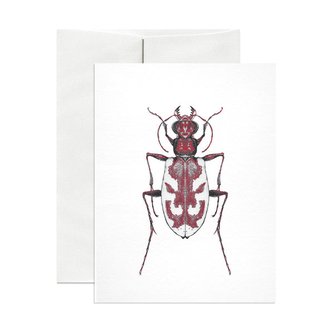 Purple Foil Bug Card
