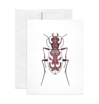 Purple Foil Bug Card