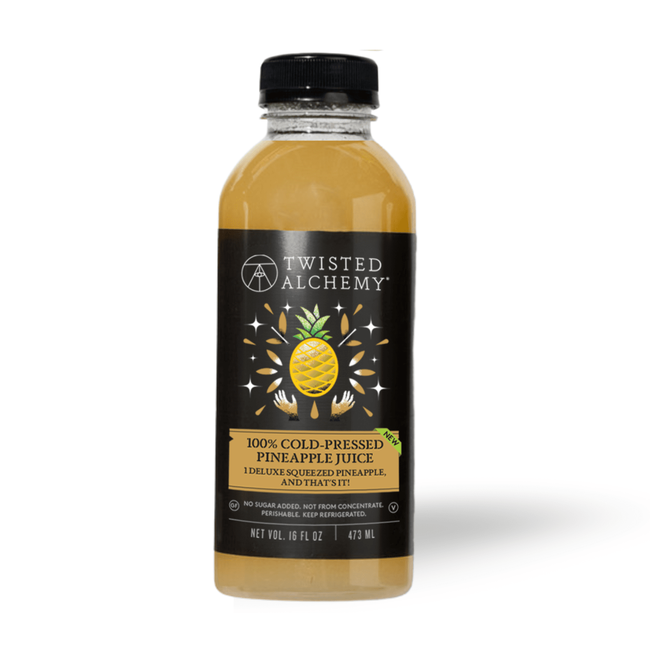 16oz 100% PINEAPPLE JUICE COLD PRESSED-gallery-61499721023855