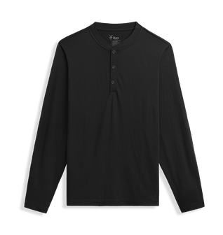 Men's Travel Henley Long Sleeve
