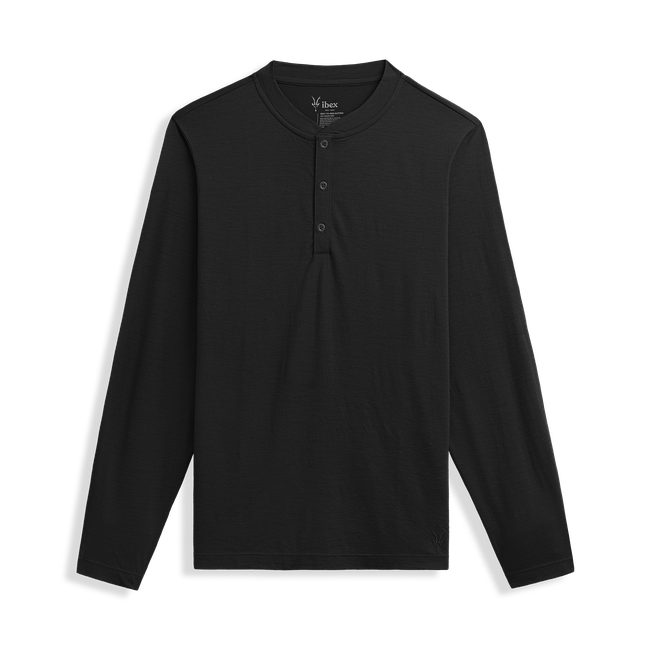Men's Travel Henley Long Sleeve-gallery-33318955647147