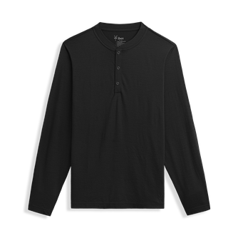 Men's Travel Henley Long Sleeve