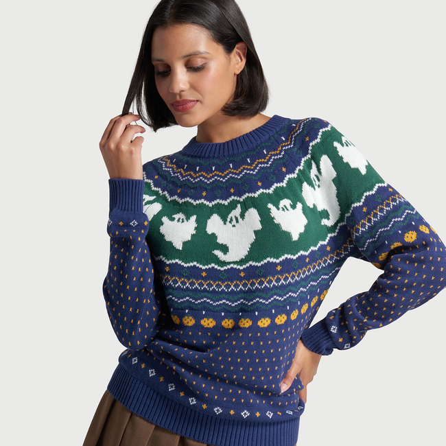 Happy Hauntings Fair Isle Sweater-gallery-37010565922987