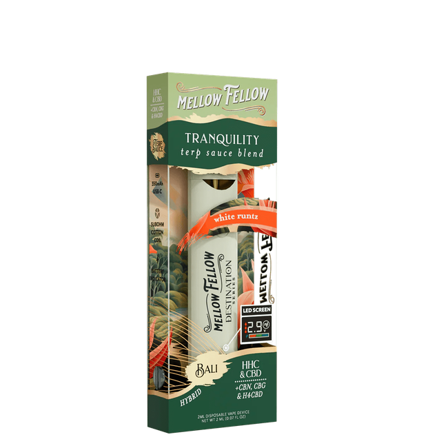 Tranquility Blend - Terp Sauce 2ml Disposable Vape - White Runtz (Hybrid)-gallery-37327638134990