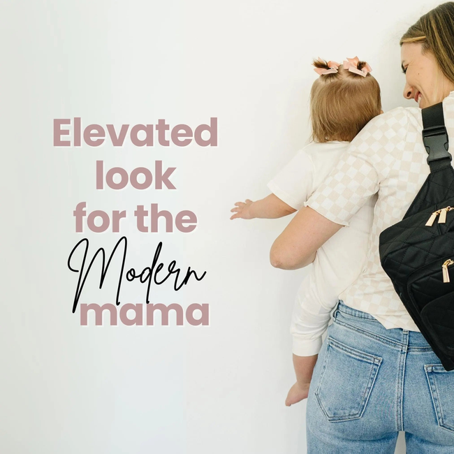 The Jetsetter Mini Diaper Bag - Black-gallery-40925261103253