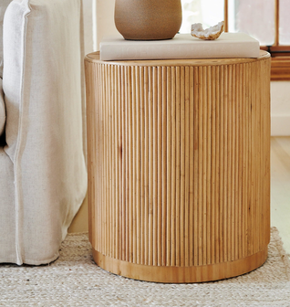 Gabriella Rattan Side Table