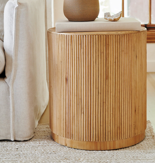 Gabriella Rattan Side Table