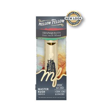 Tranquility Blend 2ml Live Resin Disposable Vape - Master Kush (Indica)