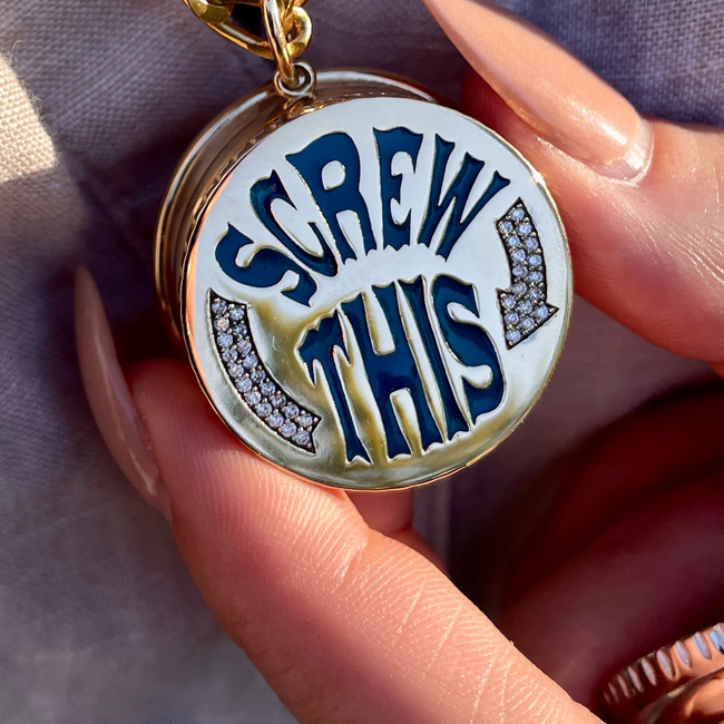 3GOG Original Screw This Pendant-gallery-56297610641723