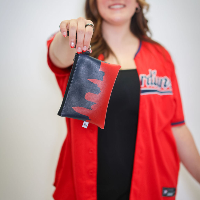 Baseball Ballpark Skyline Game Day Wristlet-gallery-33400806703174