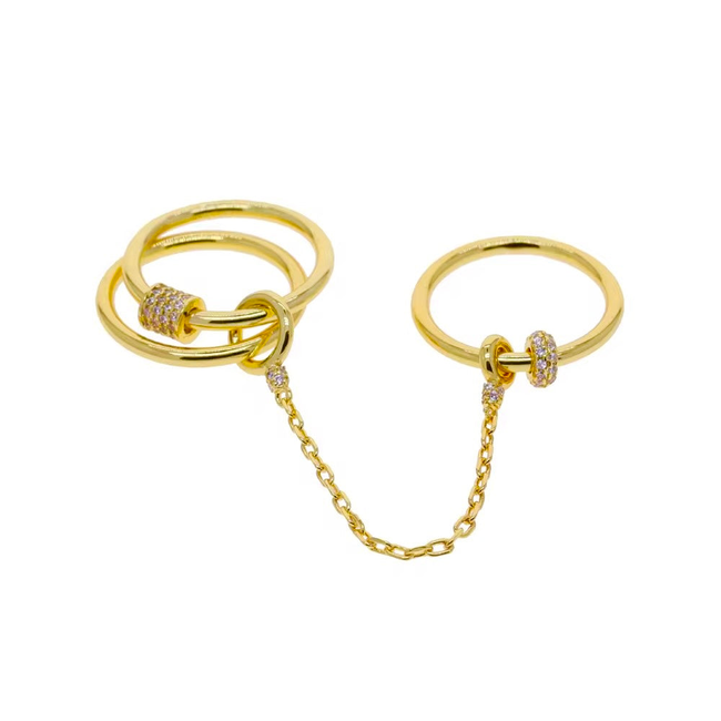 Triple Chain Link Ring-gallery-34161180475467