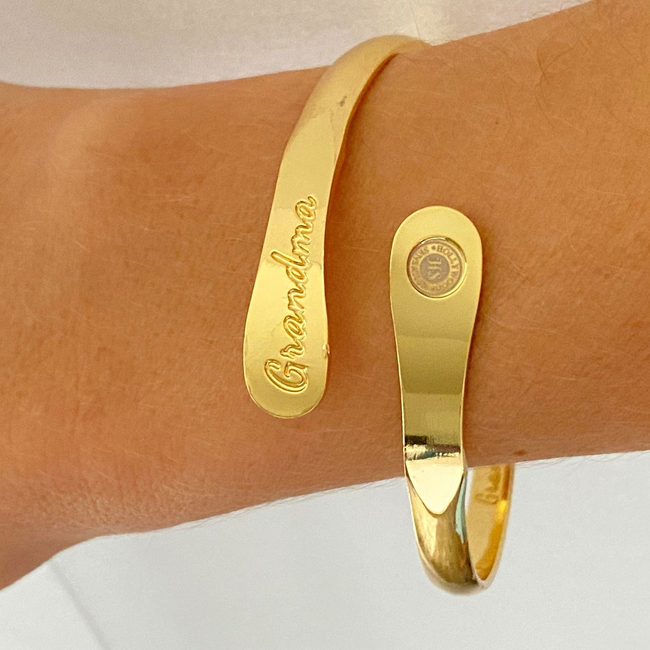 Grandma Bracelets, Engraved Bracelets Grandma’s love is forever & always-gallery-30351654551610