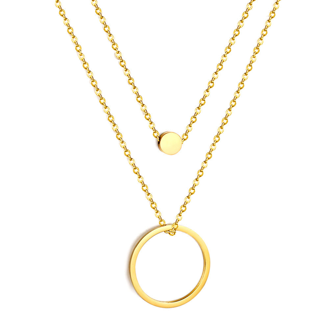Jae Circle Layered Pendant-gallery-42474129129722