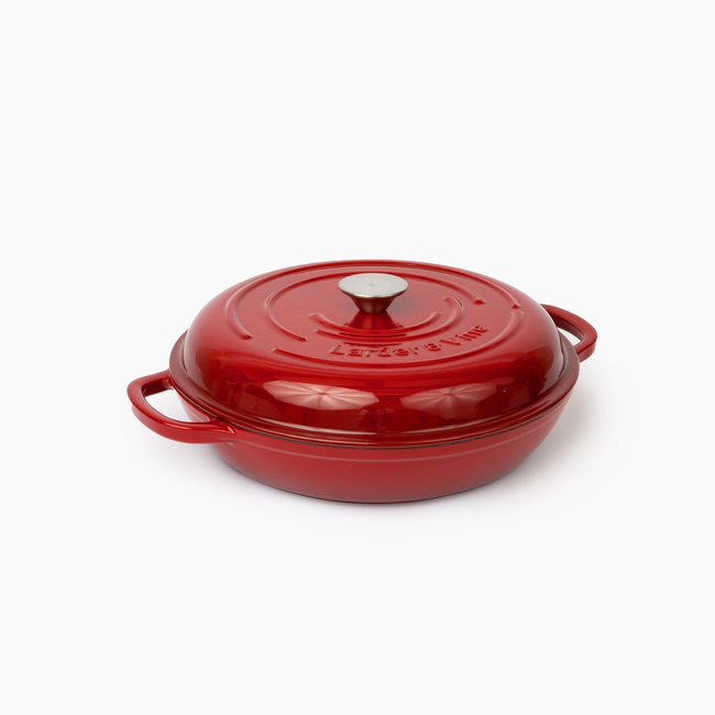 Enameled Cast Iron Round Braiser | 3.6QT/3.4L-gallery-53351575257460