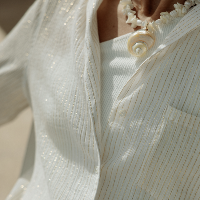 100% Cotton Designer White Beach Shirt.png