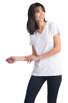 Women's Classic Fit EcoFabric™ V-Neck Tee