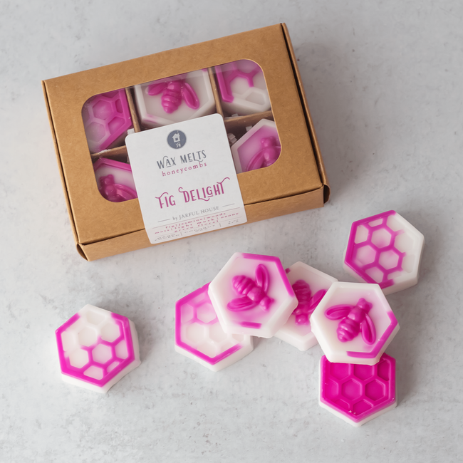 Fig Delight Honeycomb Coconut Wax Melts | Fig + Jasmine + Moss + Musk-gallery-30219086856262