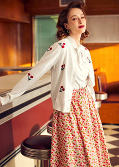 Cherry on Top Crew Neck Cardigan