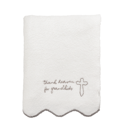 Grandparent Cross Chenille Blanket