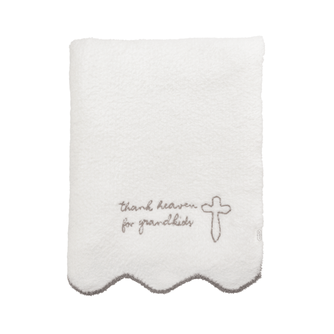 Grandparent Cross Chenille Blanket