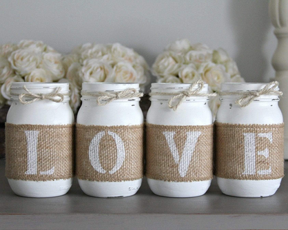 Rustic Valentine's Day Home Decor Gift Idea -One Sided