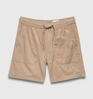 Tyler Corduroy Short - Chinchilla