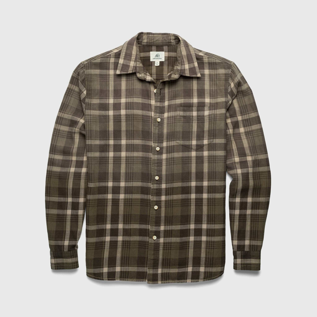 Brian Ombre Plaid Shirt - Green Combo-gallery-44084211482882