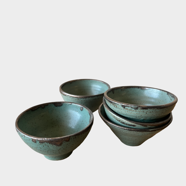 Mini Dip Bowls in Echeveria Teal-gallery-39774061985981