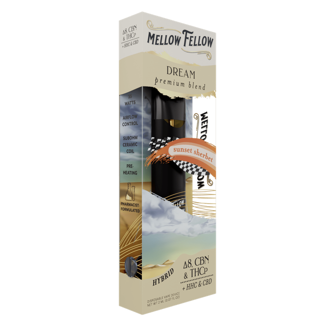 Dream Blend 2ml Disposable Vape - Sunset Sherbet (Hybrid)-gallery-37327699804366