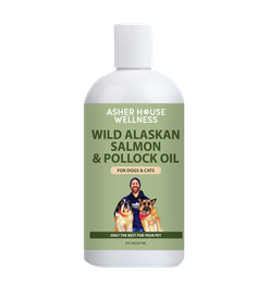 Wild Alaskan Salmon & Pollock Oil | Brain + Heart - for Pets