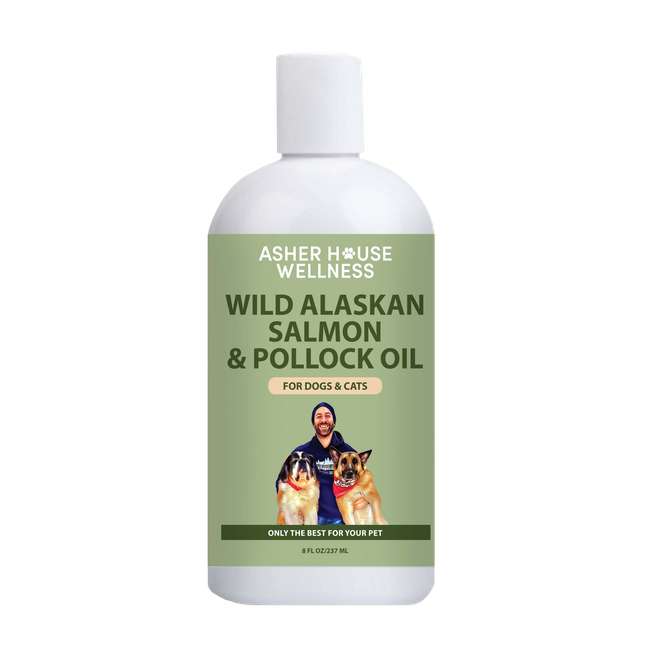 Wild Alaskan Salmon & Pollock Oil | Brain + Heart - for Pets-gallery-35118016168145
