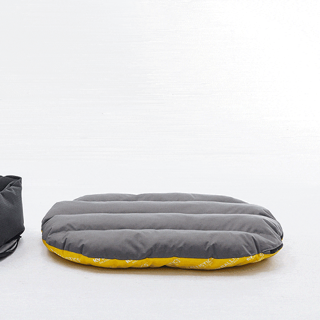 Tough Ripstop™ Oval Bolster Pillow Dog Bed-gallery-34035390840971