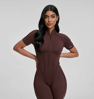 Closed-Back Shorts Catsuit