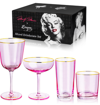 Marilyn Monroe Mixed Drinkware Set