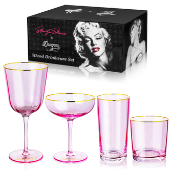 Marilyn Monroe Mixed Drinkware Set