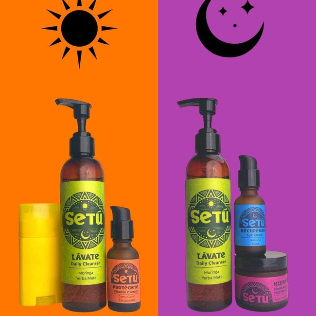 Setú® Complete Set with Cleanser, Vitamin C, Moisturizer, and Eye Cream-gallery-63270808191263