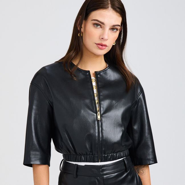 Brando Vegan Leather Bomber-gallery-43055470346490