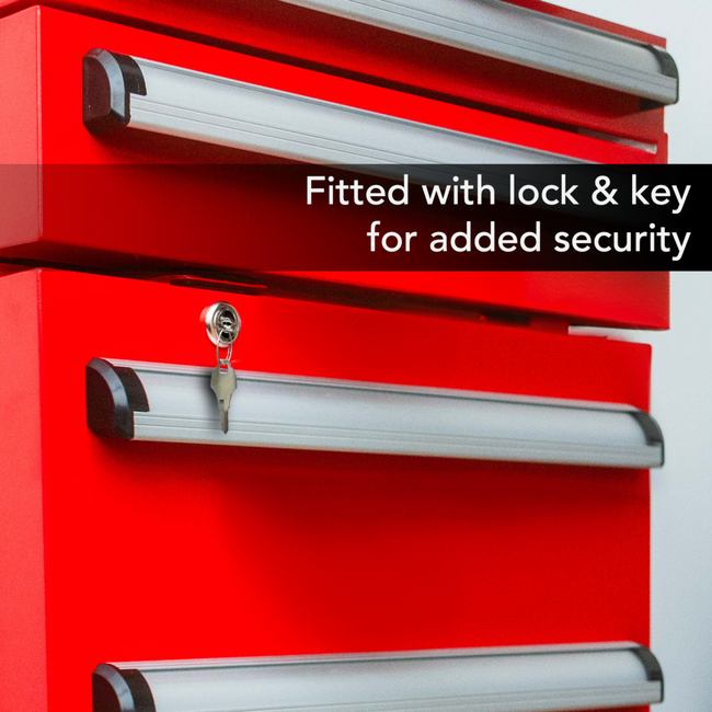 Whynter TBR-185SR 1.8 cu. ft. Portable Toolbox Refrigerator with 2-Drawers and Lock in Red Stainless-gallery-48113105993976