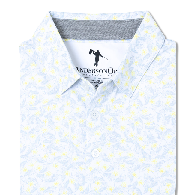 Alpine Polo - White/Niagara Mist/Glass Green-gallery-45289515155681