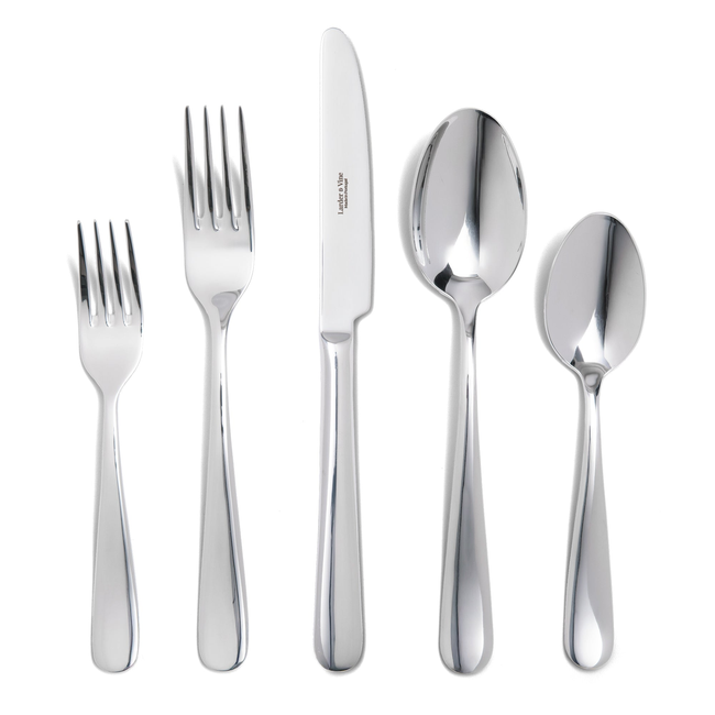 Signature Stainless Steel Flatware Set (20-Piece Set, 4 Place Settings)-gallery-53881726402932