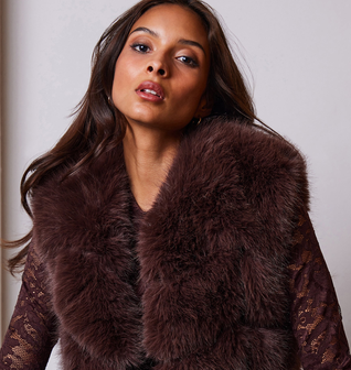 Rosario Faux Fur Vest