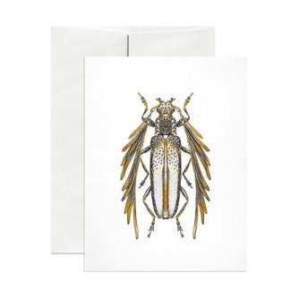 Gold Foil Bug Card