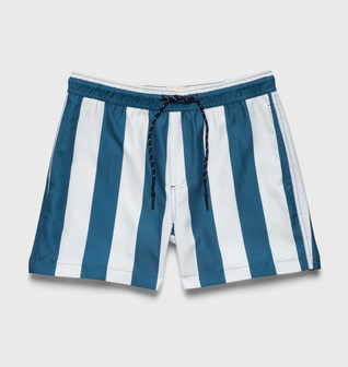 Jimmy 5" Stripe Volley - Blue
