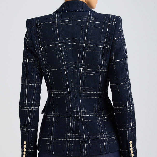 Aimee Windowpane Tweed Blazer-gallery-42933071446266