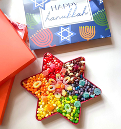 Happy Hanukkah Star of David Gourmet Gift Box