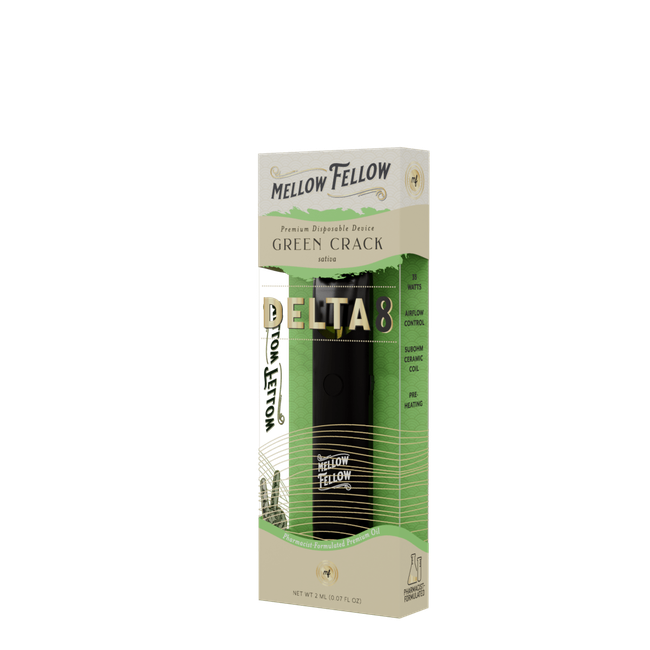 Delta 8 Premium 2ML Disposable Vape - Green Crack (Sativa)-gallery-36335891448014