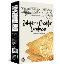 Jalapeno Cheddar Cornbread Crackers